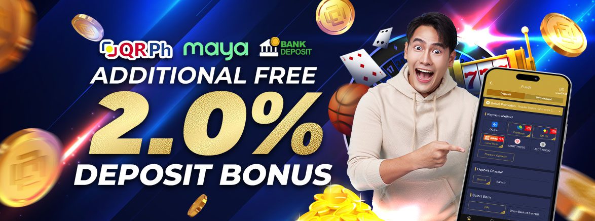 Additional 2.0% Free Deposit Bonus