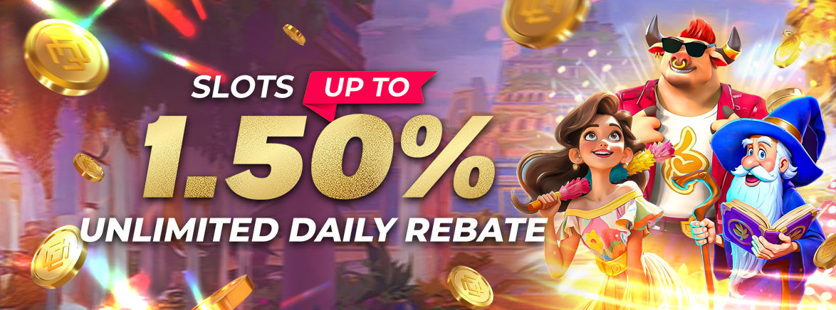 Slots 1.5% Unlimited Daily Rebate