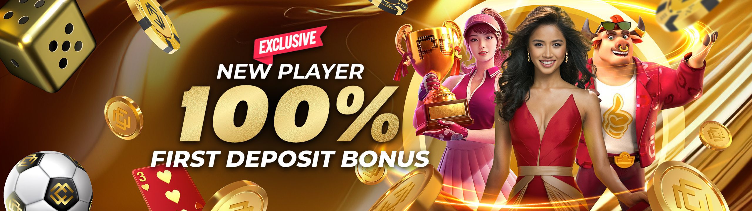 100% First Deposit Bonus 300 PHP