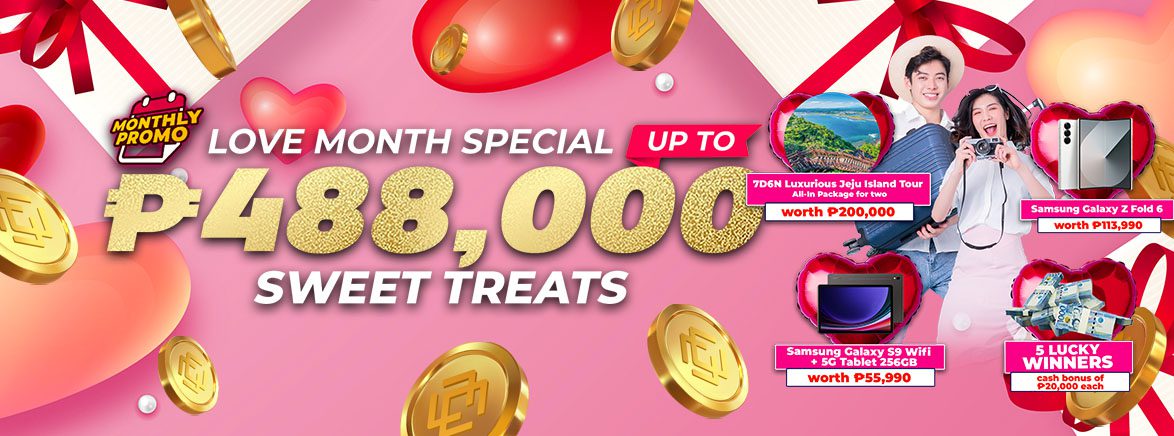 Love Month Special up to 488,000 PHP